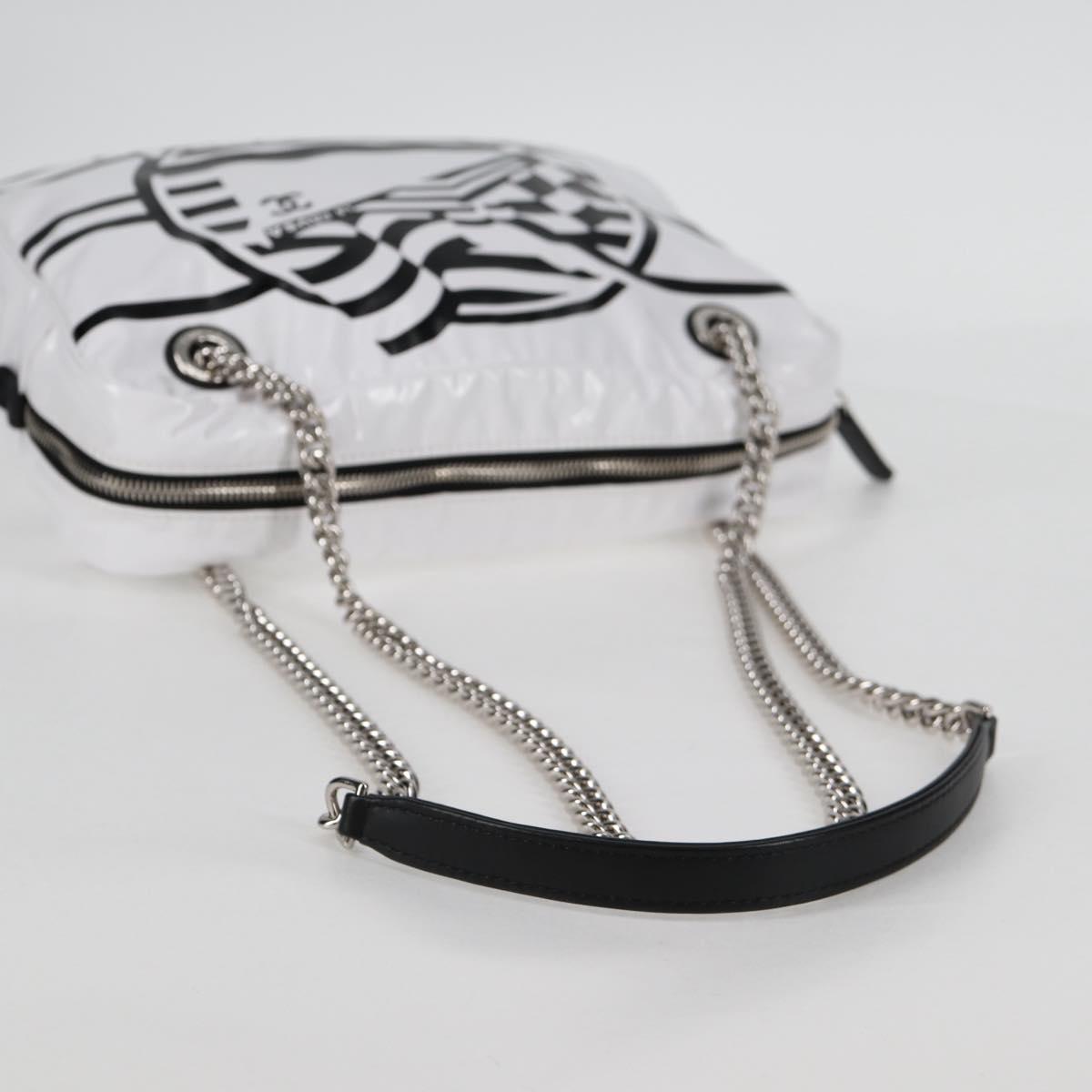 Chanel White Vinyl Camera