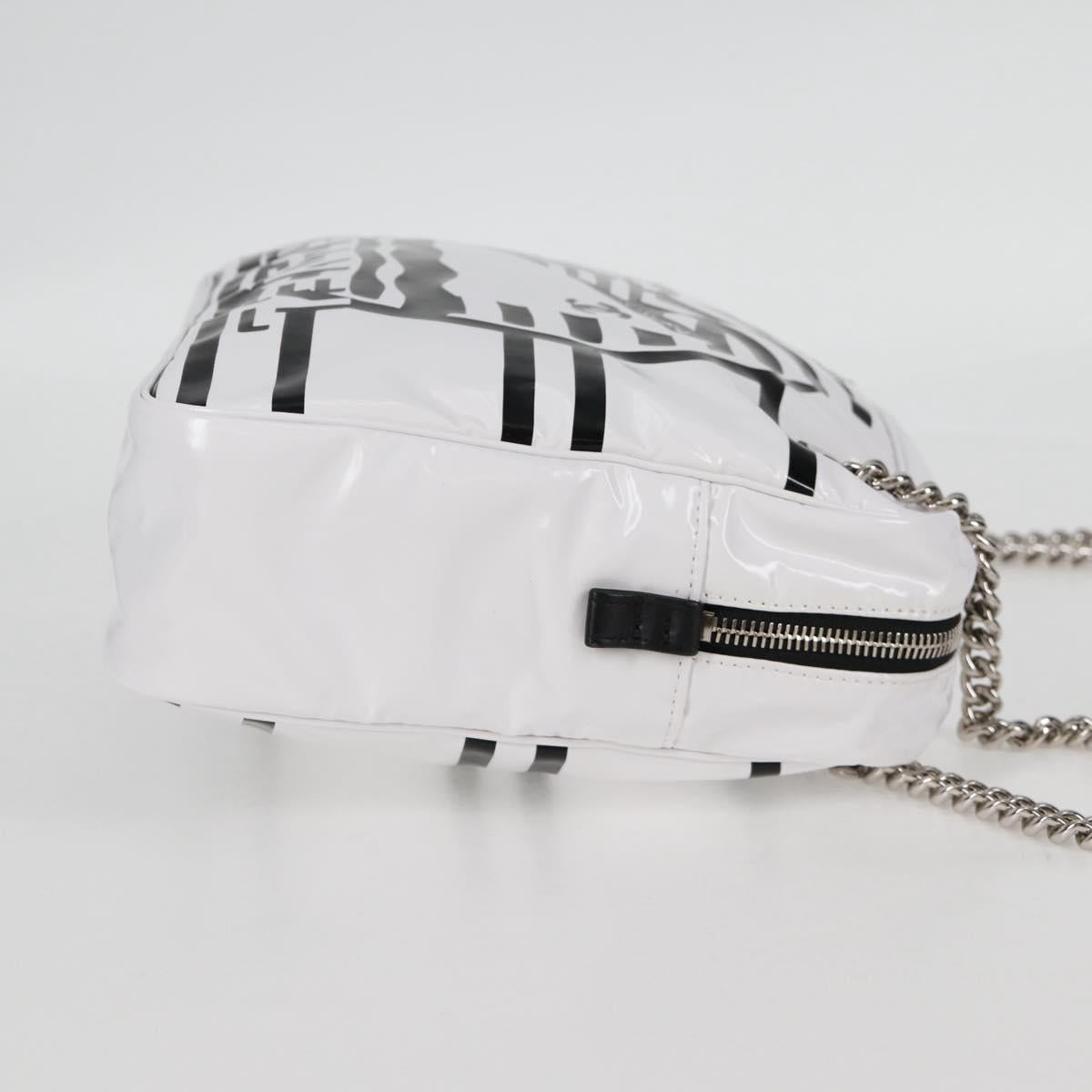 Chanel White Vinyl Camera