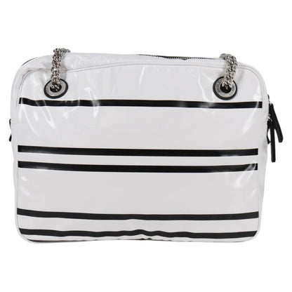 Chanel White Vinyl Camera