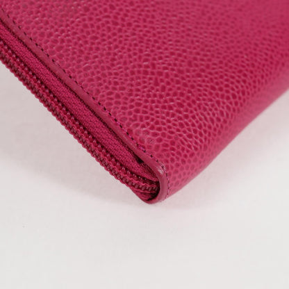 Chanel Pink Leather Coco Mark
