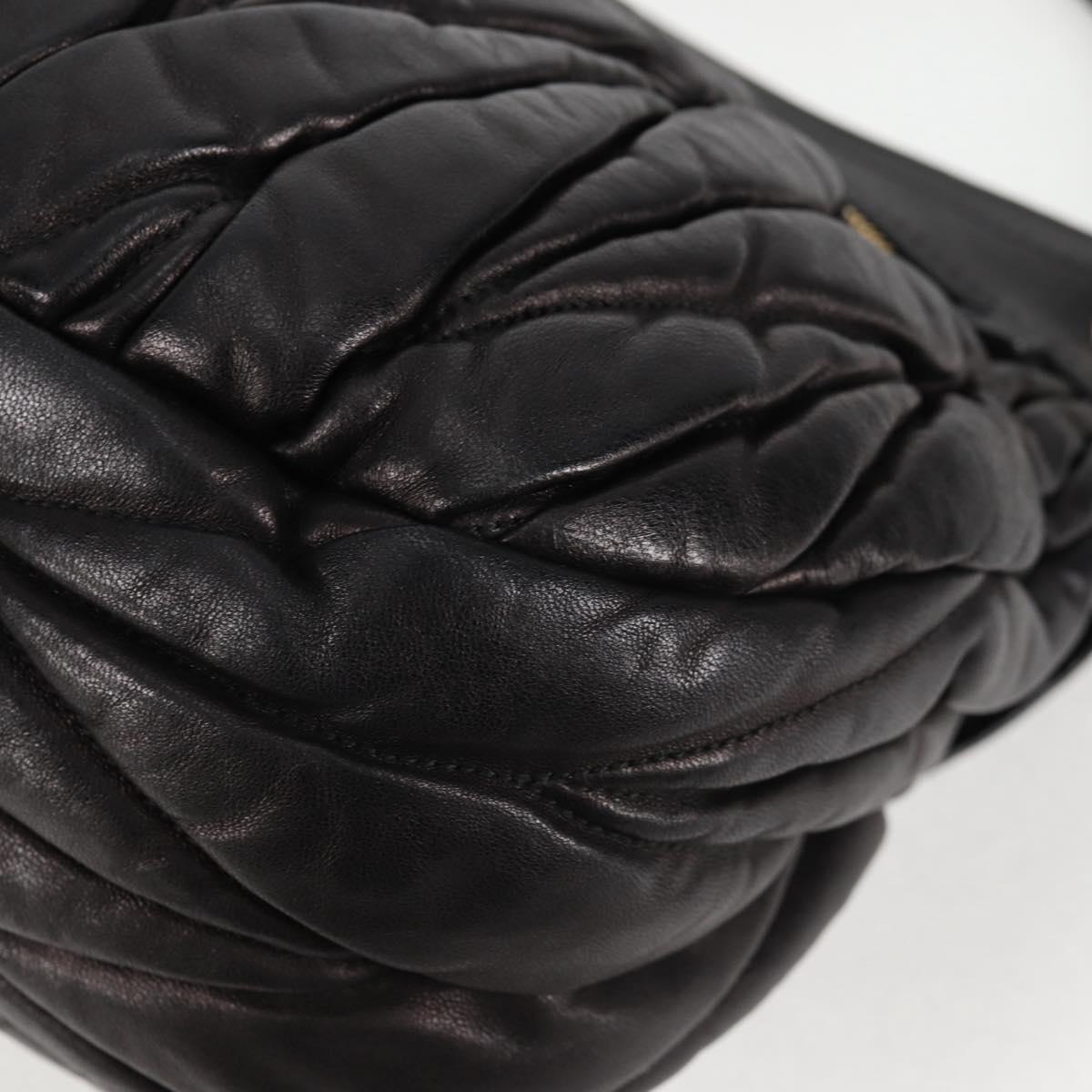 Miu Miu Black Leather Coffer
