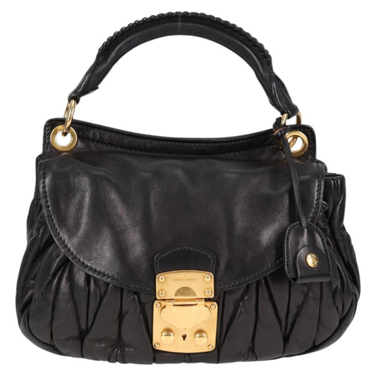 Miu Miu Black Leather Coffer