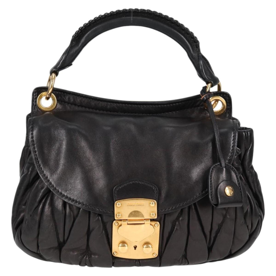Miu Miu Black Leather Coffer