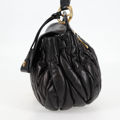 Miu Miu Black Leather Coffer