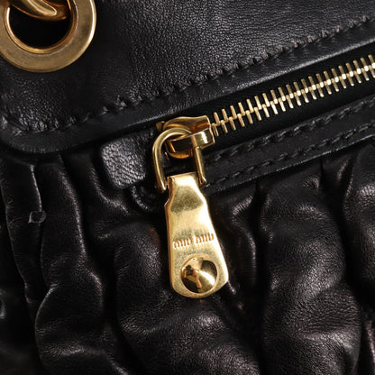Miu Miu Black Leather Coffer