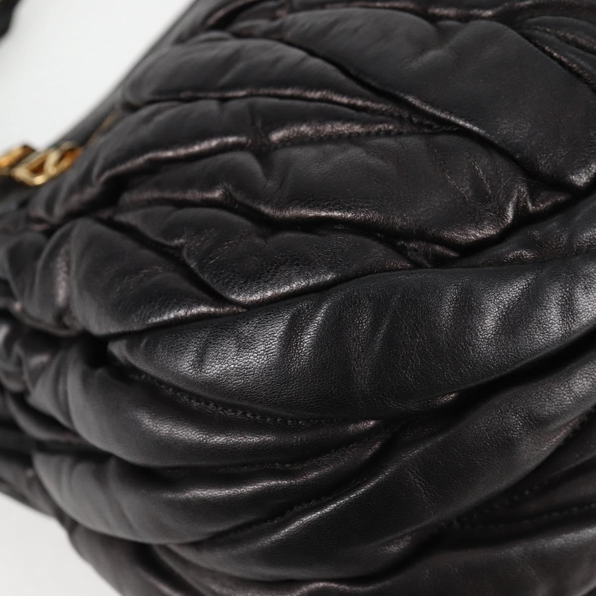 Miu Miu Black Leather Coffer