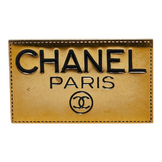 Chanel Gold Gold Plated Brooch