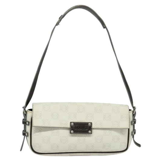 Loewe White Canvas Anagram