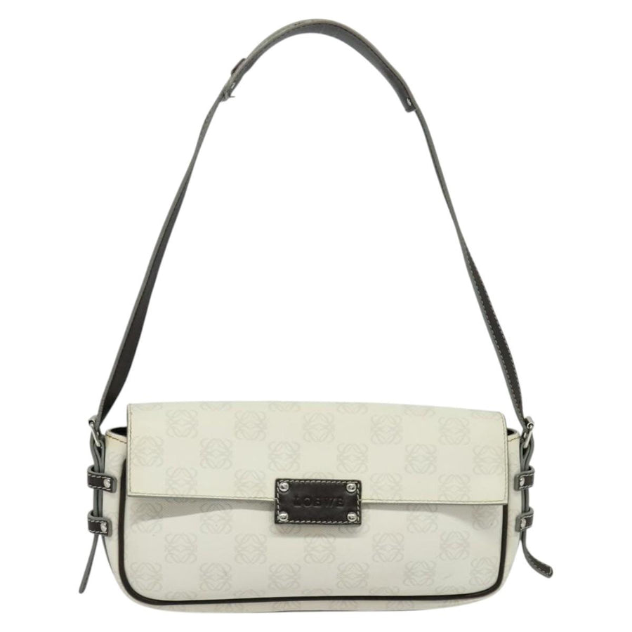 Loewe White Canvas Anagram