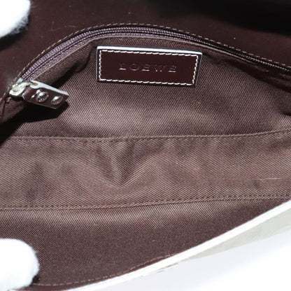 Loewe White Canvas Anagram
