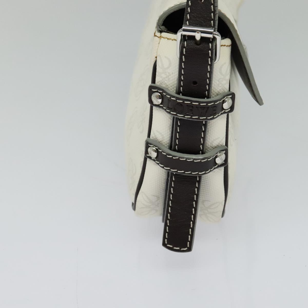 Loewe White Canvas Anagram