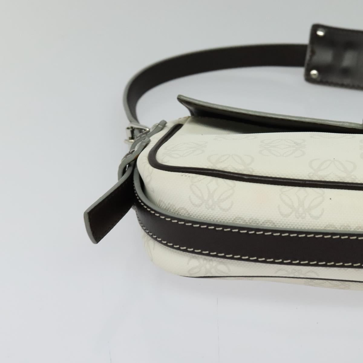 Loewe White Canvas Anagram