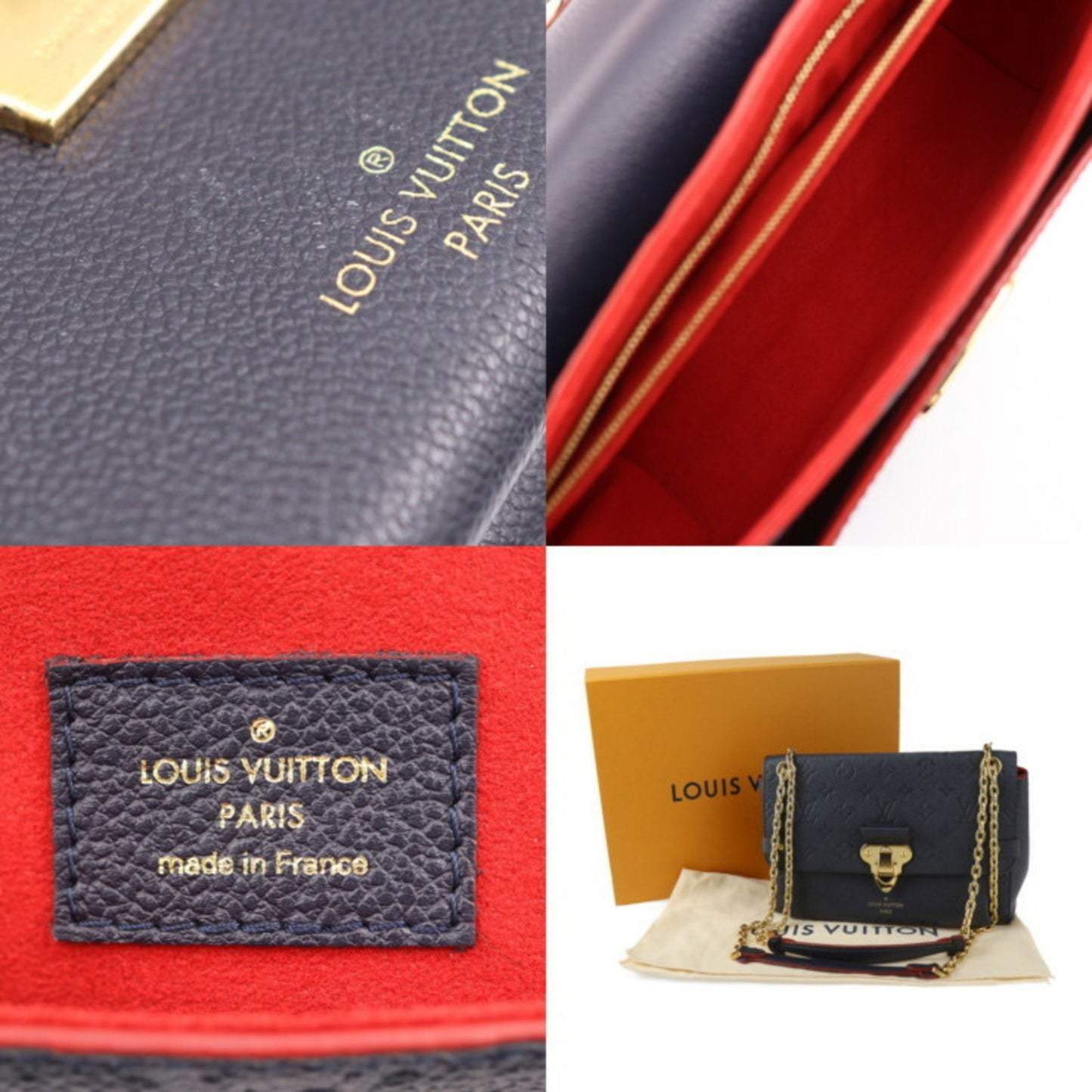 Louis Vuitton Blue Leather Vavin