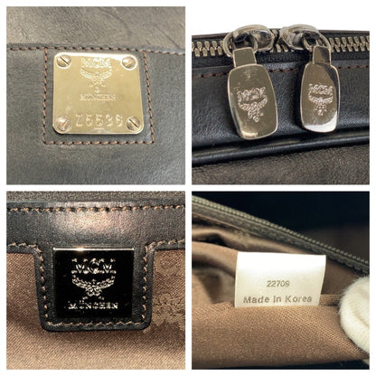 Mcm Black Leather Handbag