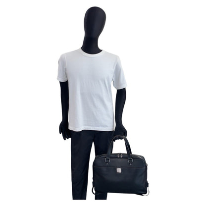 Mcm Black Leather Handbag