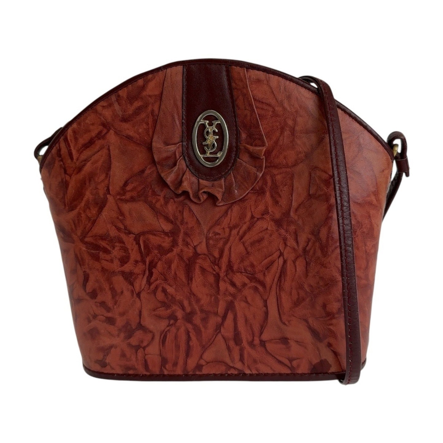 Saint Laurent Red Leather Shoulder