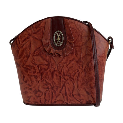 Saint Laurent Red Leather Shoulder