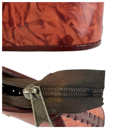 Saint Laurent Red Leather Shoulder