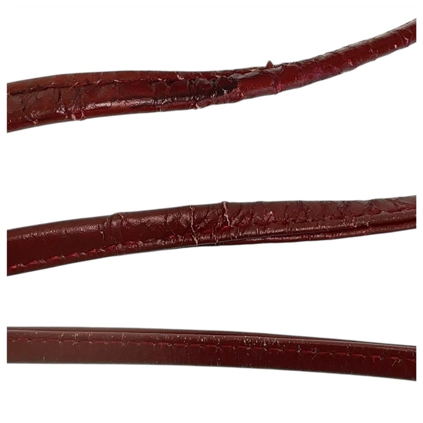 Saint Laurent Red Leather Shoulder