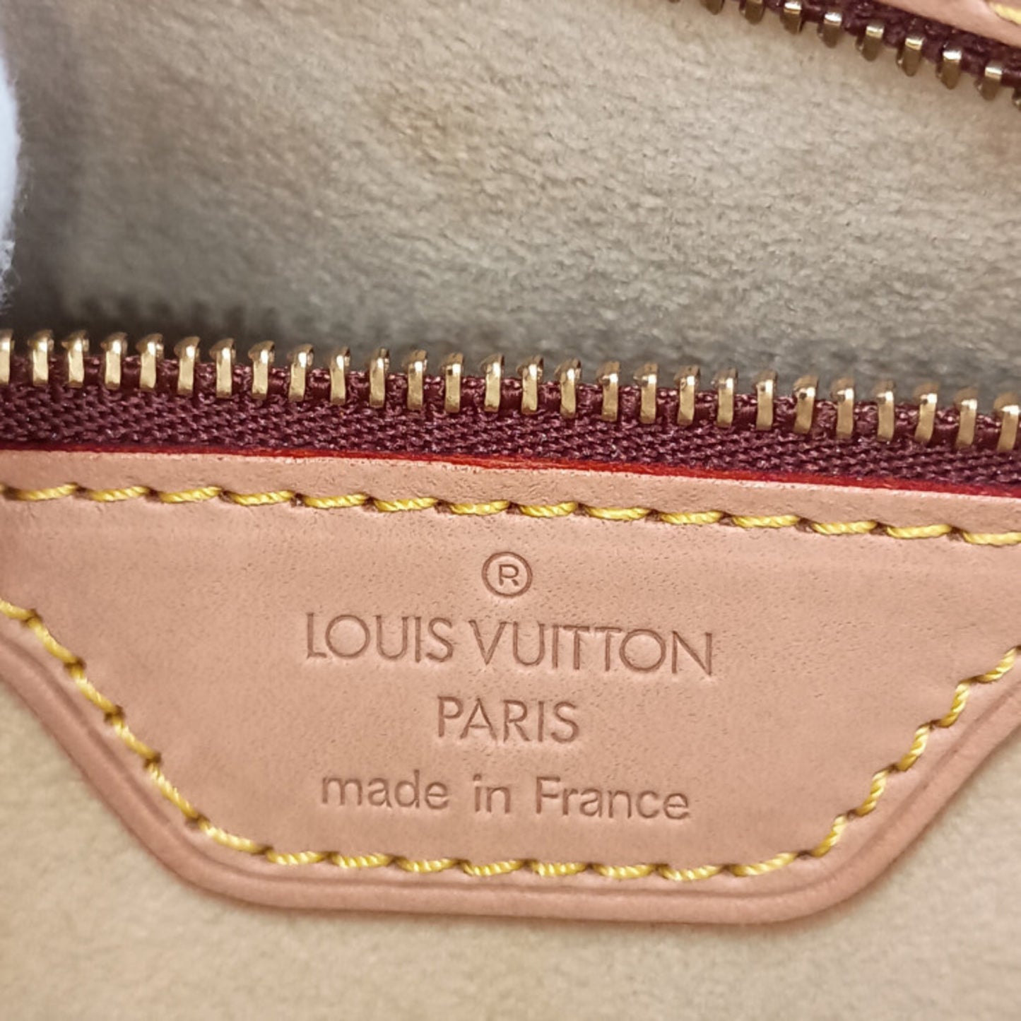 Louis Vuitton Brown Canvas Looping Gm