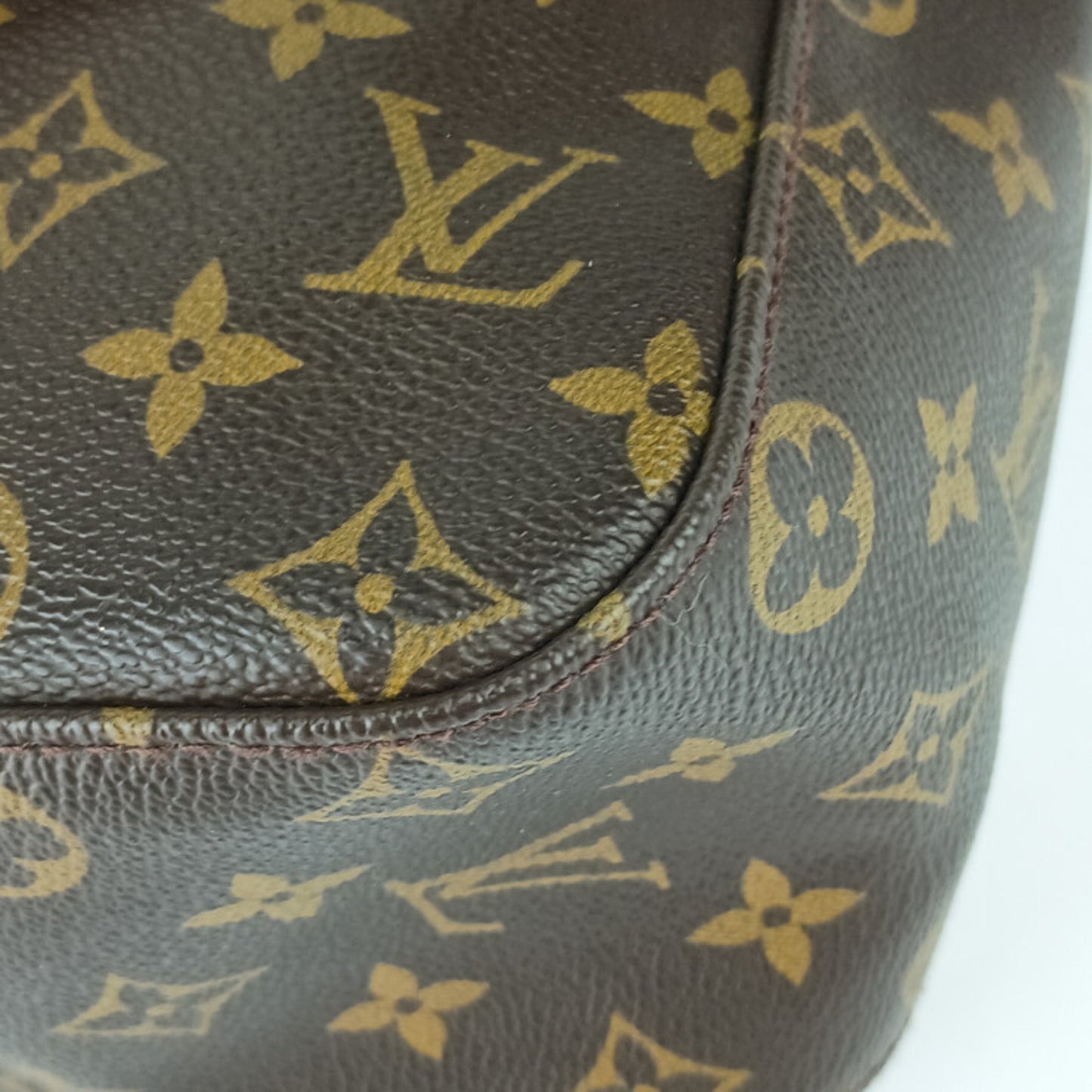 Louis Vuitton Brown Canvas Looping Gm