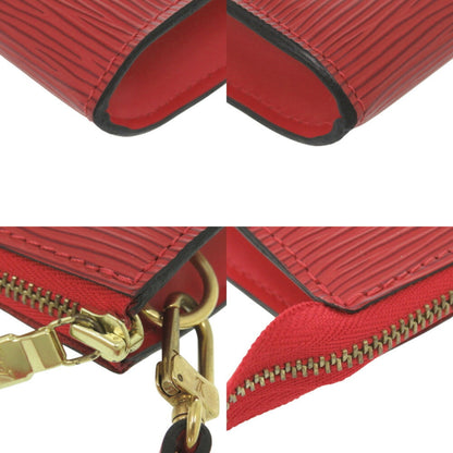 Louis Vuitton Red Leather Pochette Accessoire