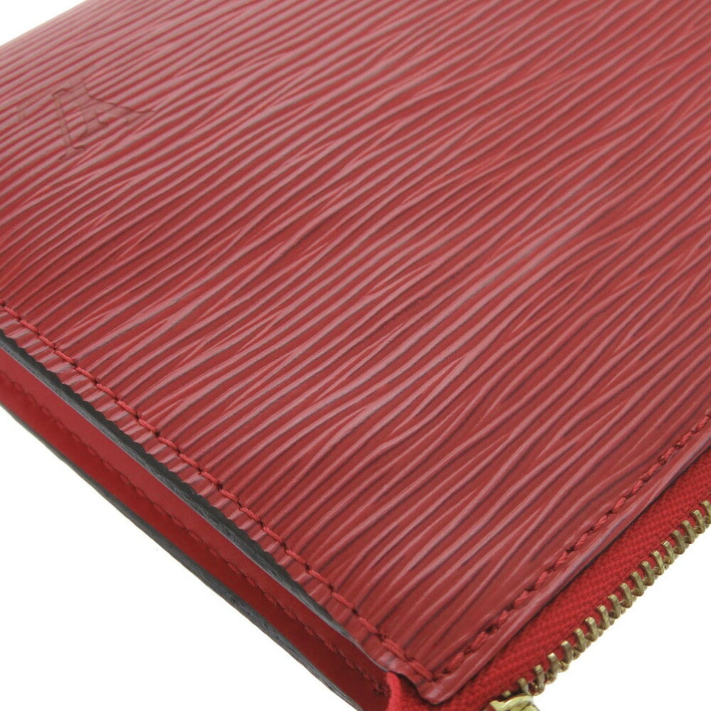Louis Vuitton Red Leather Pochette Accessoire