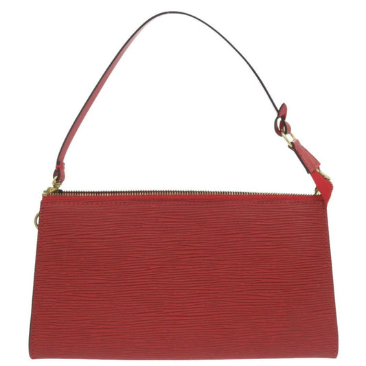 Louis Vuitton Red Leather Pochette Accessoire