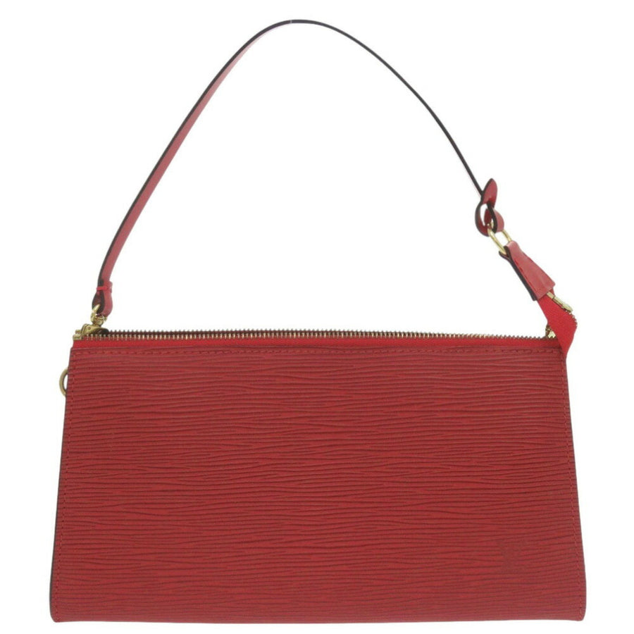 Louis Vuitton Red Leather Pochette Accessoire