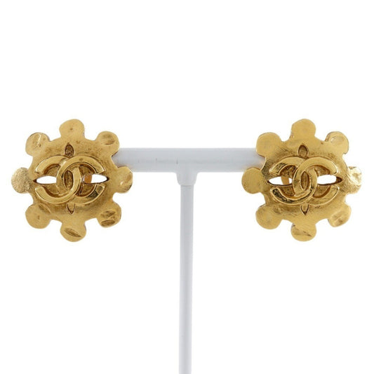 Chanel Gold Gold Plated Coco Mark