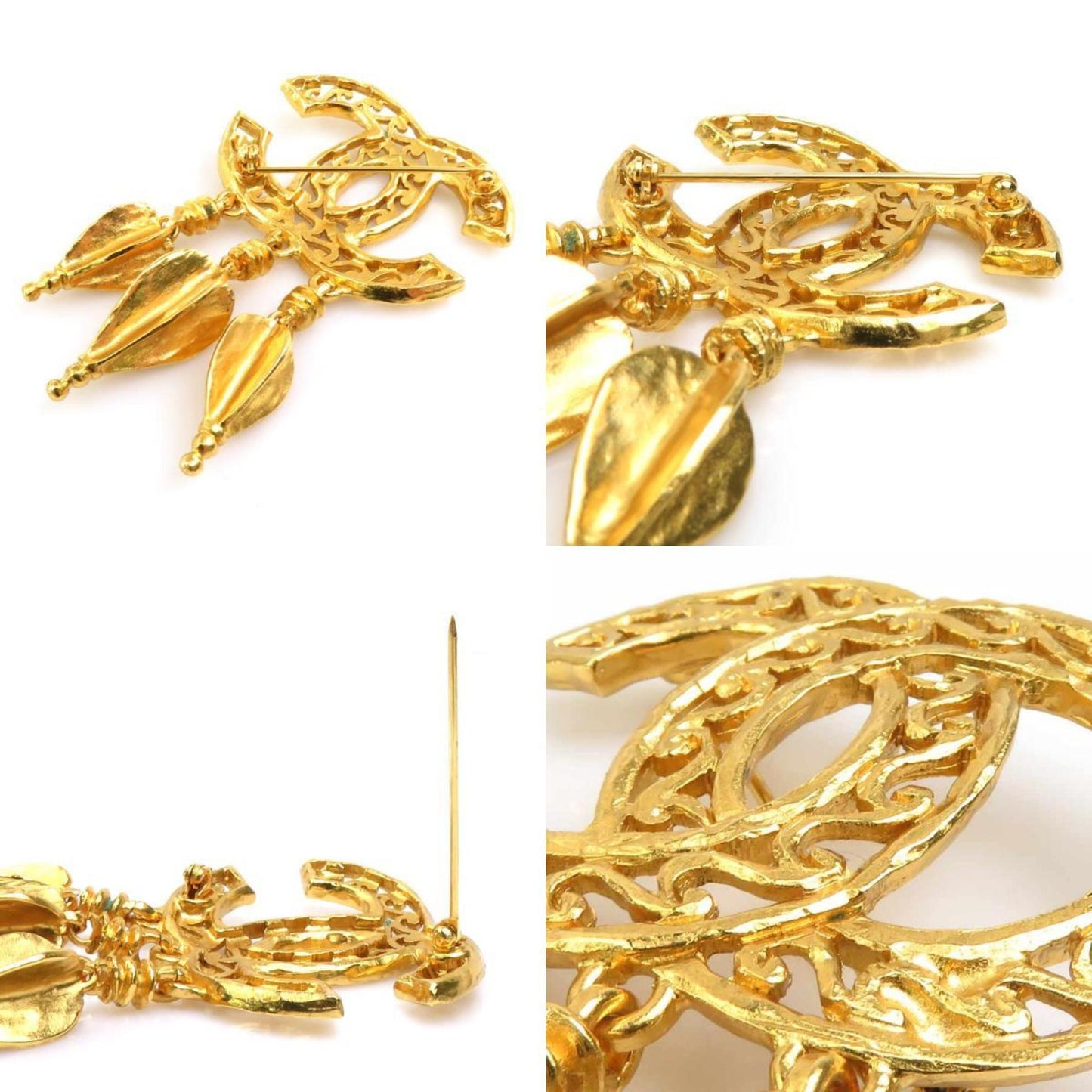 Chanel Gold Metal Coco Mark