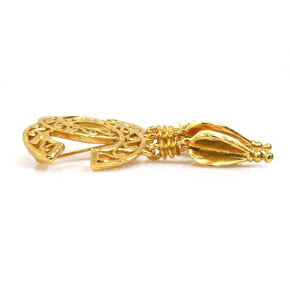 Chanel Gold Metal Coco Mark