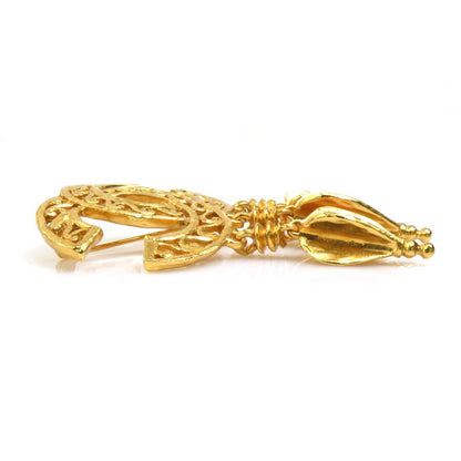 Chanel Gold Metal Coco Mark
