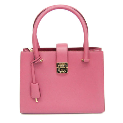 Salvatore Ferragamo Pink Leather Gancini
