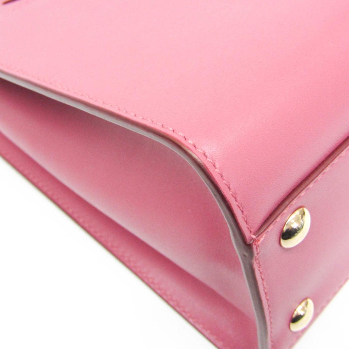 Salvatore Ferragamo Pink Leather Gancini