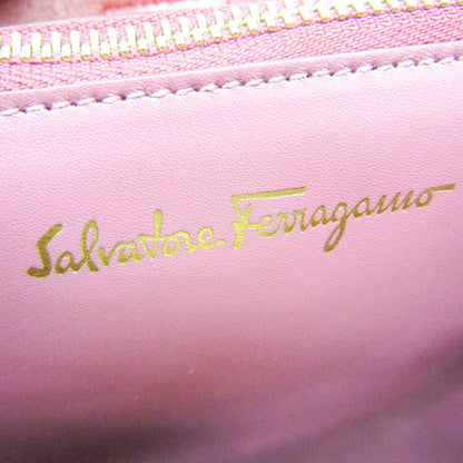 Salvatore Ferragamo Pink Leather Gancini