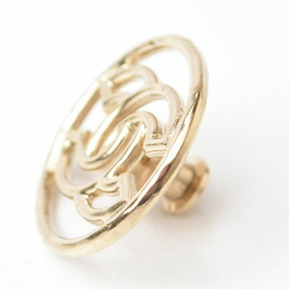 Chanel Gold Metal Coco Mark