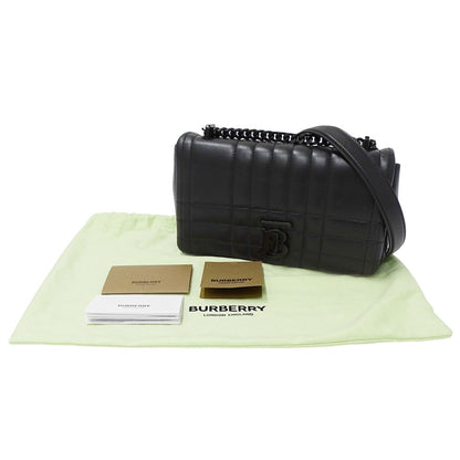 Burberry Black Leather Shoulder