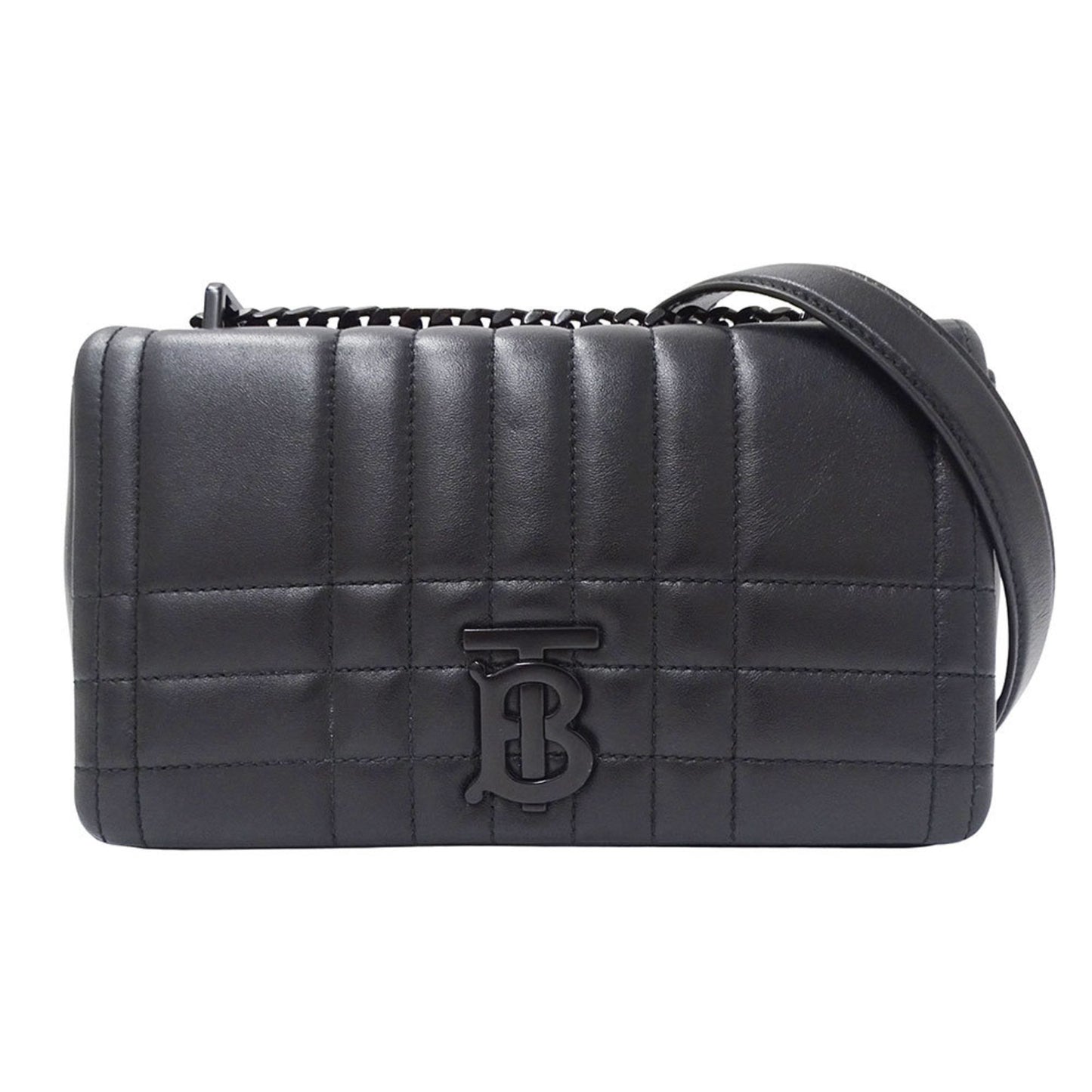 Burberry Black Leather Shoulder