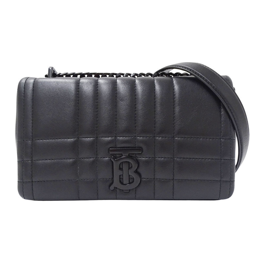 Burberry Black Leather Shoulder