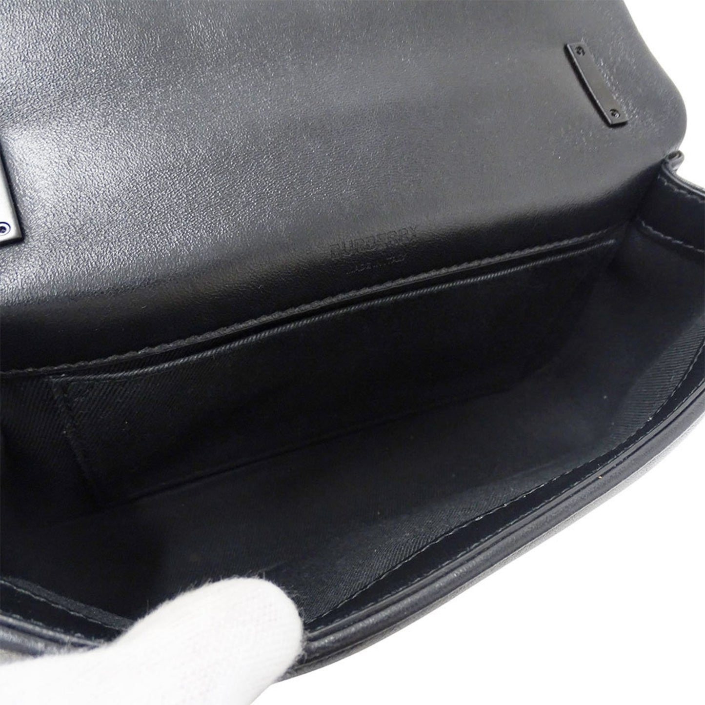 Burberry Black Leather Shoulder