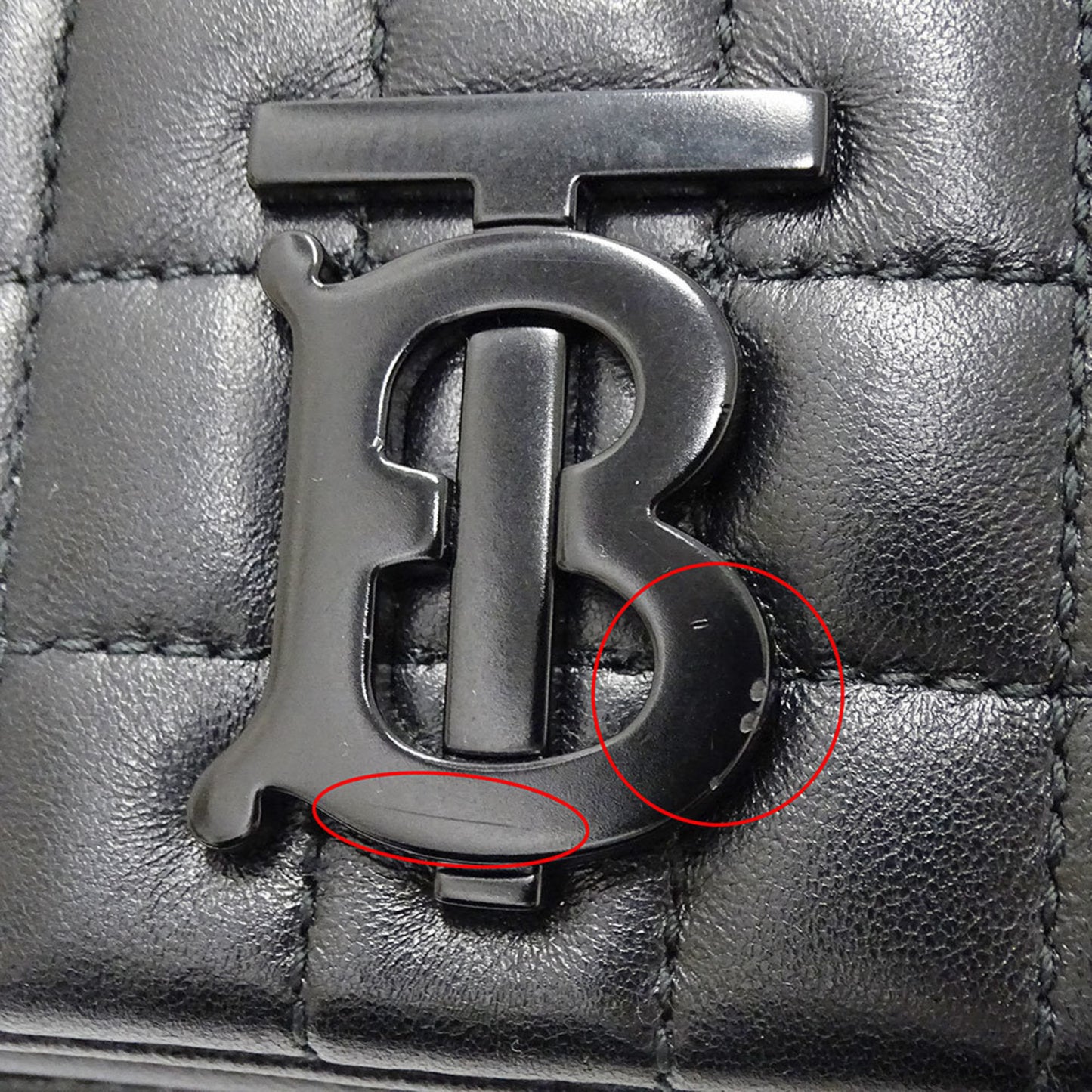 Burberry Black Leather Shoulder