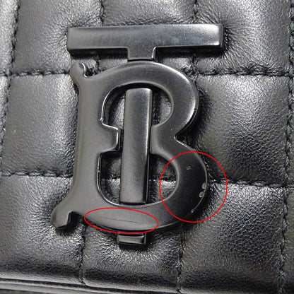 Burberry Black Leather Shoulder