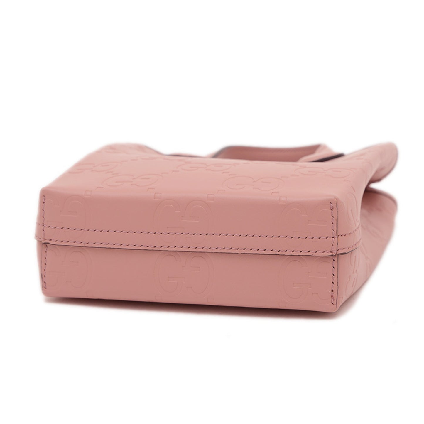 Gucci Pink Leather Gg Jumbo