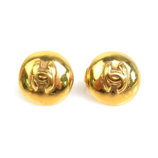 Chanel Gold Gold Plated Coco Mark
