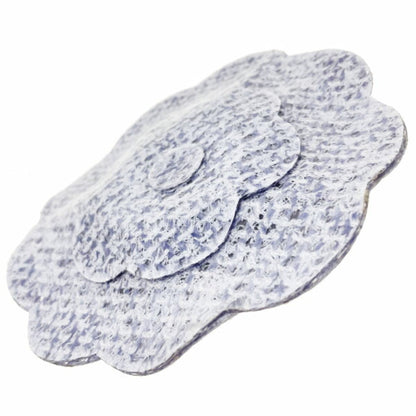 Chanel Gray Vinyl Camellia