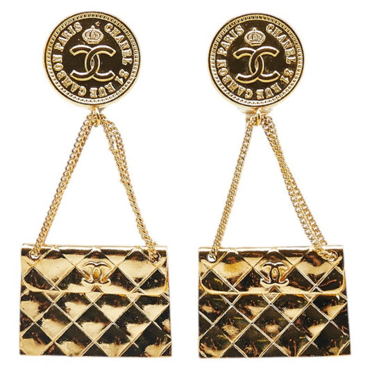 Chanel Gold Gold Plated Cambon
