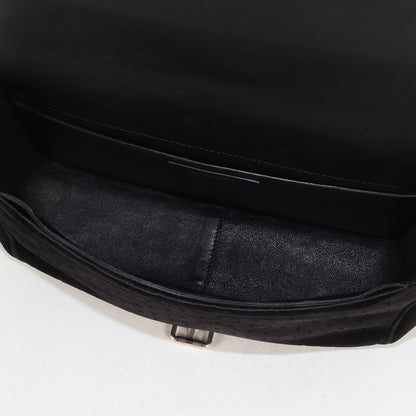 Saint Laurent Black Velvet Shoulder