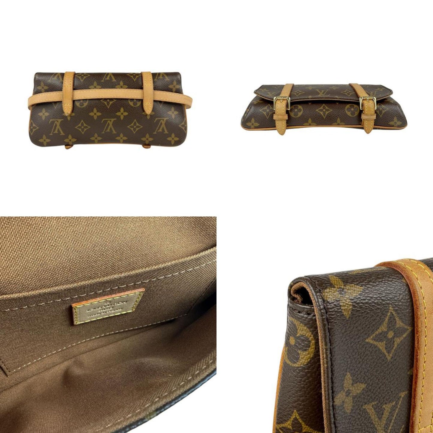 Louis Vuitton Brown Canvas Marelle