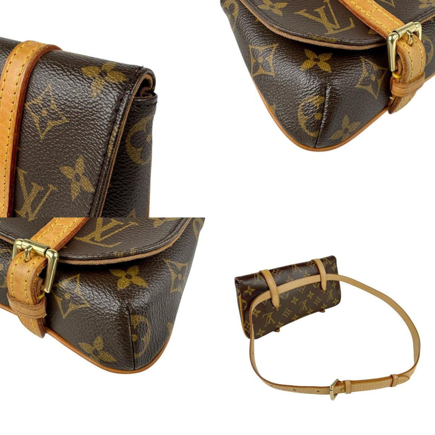 Louis Vuitton Brown Canvas Marelle